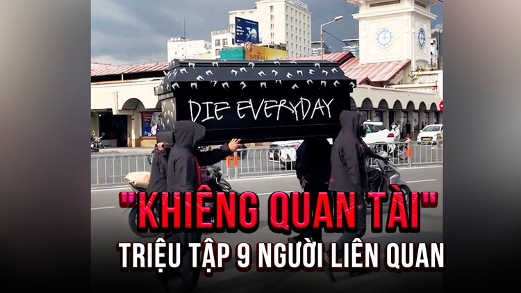 Bất ngờ mục đích video 'khiêng quan tài' trước chợ Bến Thành