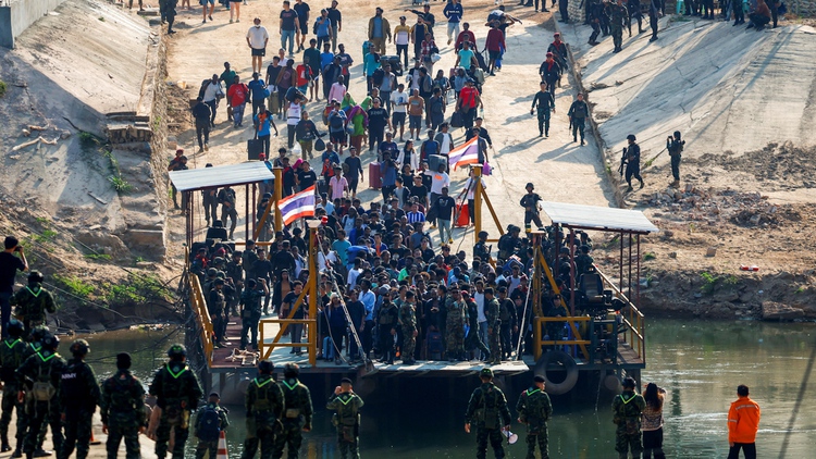 Thái Lan cân nhắc xây tường ngăn trên biên giới với Campuchia