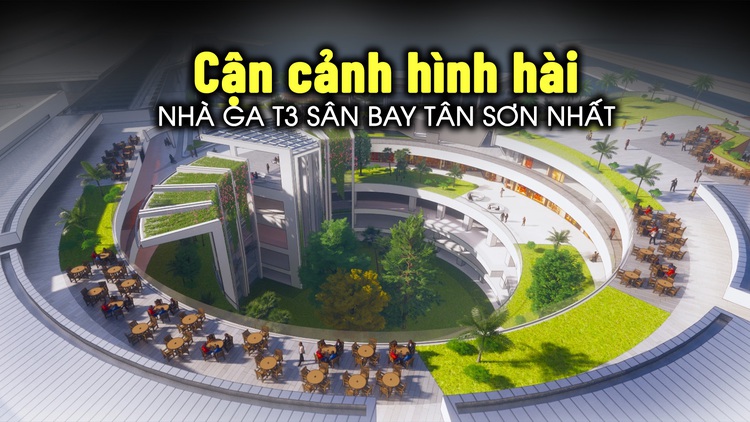 Cận cảnh hình hài nhà ga T3 sắp hoàn thiện phục vụ hành khách dịp 30.4