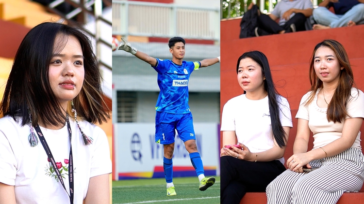 Nữ CĐV 'đổ gục' trước thủ môn đội Thanh Hoá: Bạn ấy là ngầu nhất!