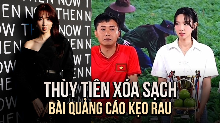 Thùy Tiên có động thái lạ, xóa sạch bài quảng cáo kẹo rau hợp tác với Quang Linh Vlogs