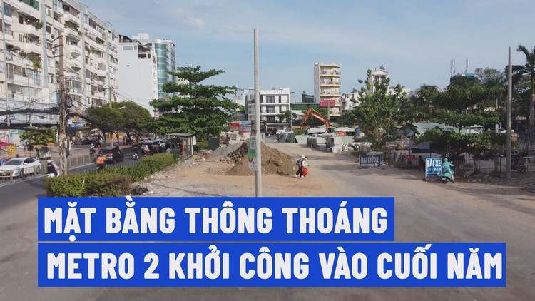 Mặt bằng metro 2 thông thoáng sau giải tỏa, người dân mong sớm hoàn thành