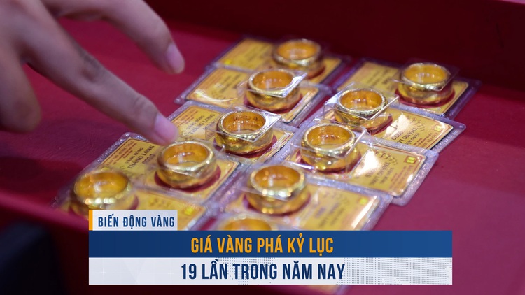 Biến động vàng ngày 1.4: Giá vàng phá kỷ lục 19 lần trong năm nay