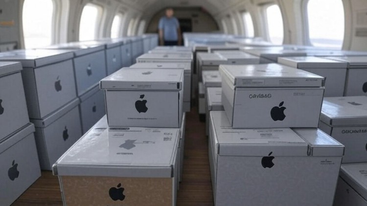 Apple 'né' thuế của ông Trump, thuê máy bay chở 600 tấn iPhone từ Ấn Độ sang Mỹ