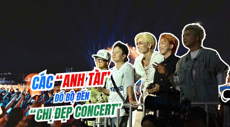 Các 'anh tài' bất ngờ đổ bộ concert cổ vũ dàn 'chị đẹp'