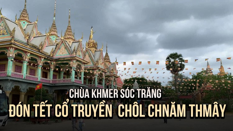 Chùa Khmer Sóc Trăng rộn ràng chuẩn bị đón Tết cổ truyền Chôl Chnăm Thmây