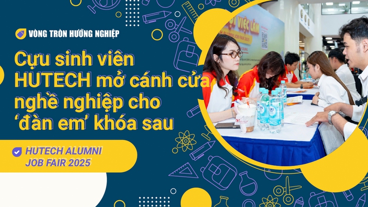 Cựu sinh viên HUTECH mở cánh cửa nghề nghiệp cho ‘đàn em’ khóa sau | VÒNG TRÒN HƯỚNG NGHIỆP
