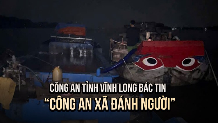 Công an tỉnh Vĩnh Long bác tin 'công an xã đánh người, ép nhận bơm hút cát'