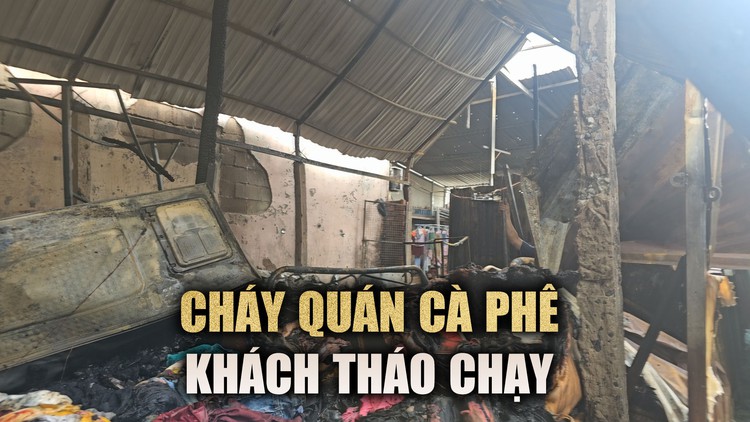 Buổi cà phê hú hồn vì quán nước phát hỏa
