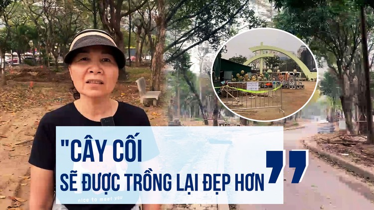 Công viên hơn 6.000 mét vuông ở Hà Nội dỡ rào, cải tạo sau nhiều năm xuống cấp