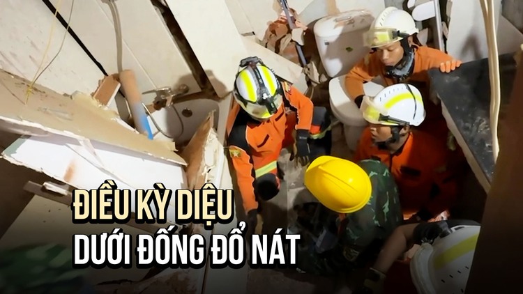 Điều kỳ diệu dưới đống đổ nát ở Myanmar: Phát hiện người còn sống sau 5 ngày động đất