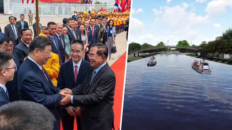 Campuchia, Trung Quốc ký thỏa thuận gần 1,2 tỉ USD về dự án kênh đào Phù Nam Techo