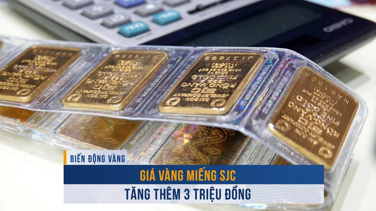 Biến động vàng ngày 21.4: Thế giới bùng nổ, vàng miếng SJC tăng thêm 3 triệu đồng