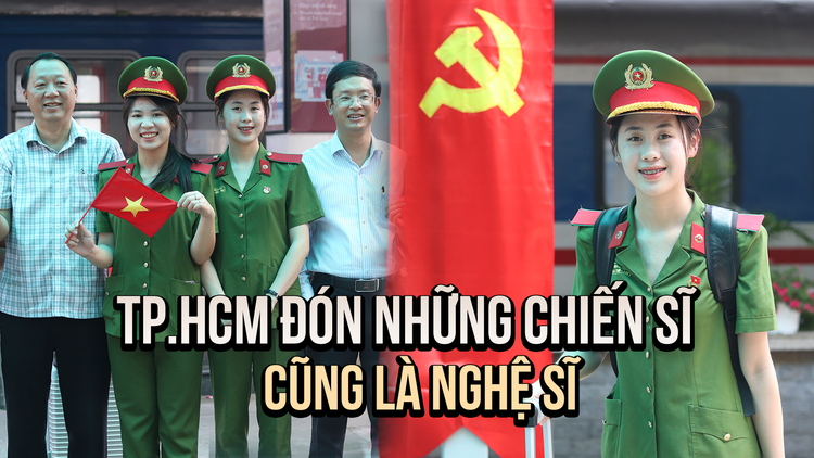 Gần 1.000 ‘chiến sĩ trống hội’ trên đoàn tàu Bắc - Nam