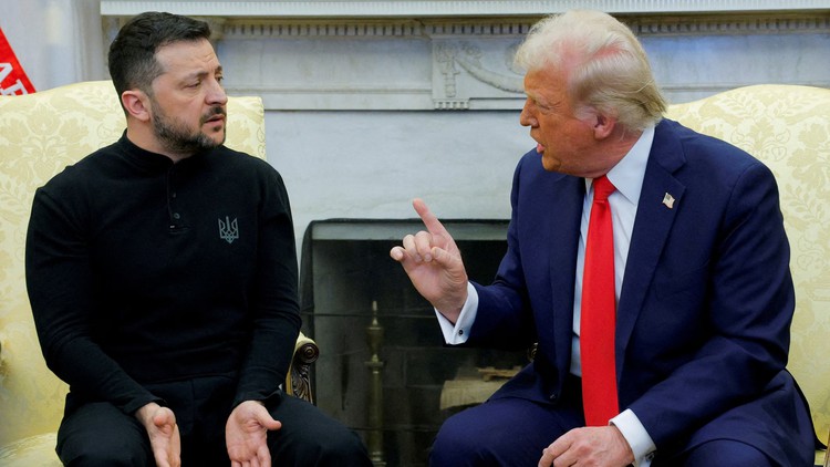 Tranh cãi Trump-Zelensky lại bùng lên