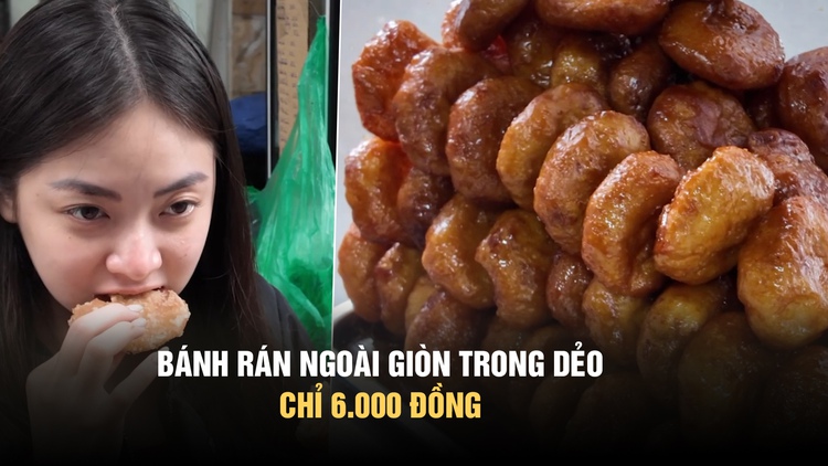 Có gì trong chiếc bánh rán ngoài giòn trong dẻo chỉ 6K khiến thực khách Hà Nội mê mẩn
