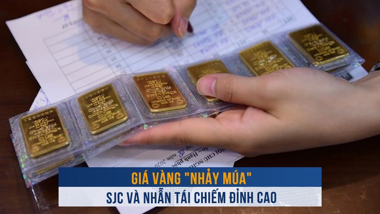 Biến động vàng ngày 25.4: Giá vàng 'nhảy múa', SJC và nhẫn tái chiếm đỉnh cao