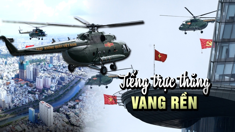 Diễu binh 30.4: Góc nhìn thành phố từ biên đội trực thăng