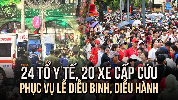 Diễu binh 30.4: 24 tổ y tế, 20 xe máy cấp cứu sẵn sàng phục vụ