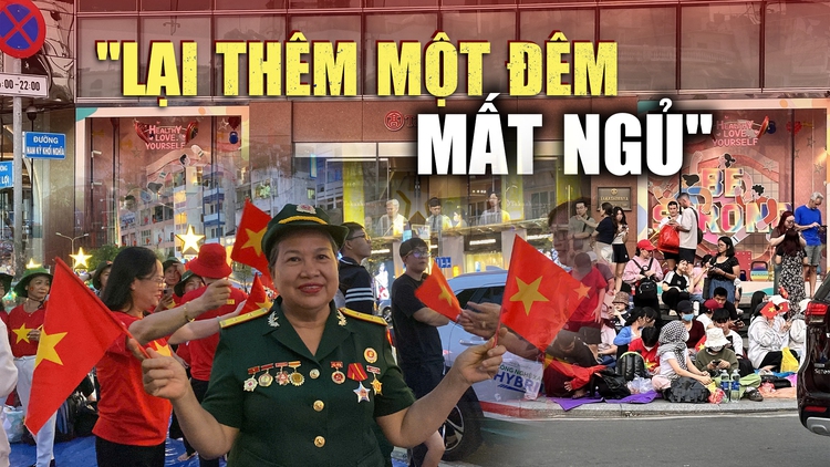 Chấp nhận thêm một đêm mất ngủ, 'hội chị em' đi thật sớm quyết tâm xem diễu binh