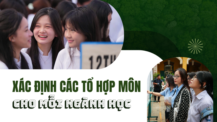 Xác định các tổ hợp môn cho mỗi ngành học dựa vào các yếu tố nào?