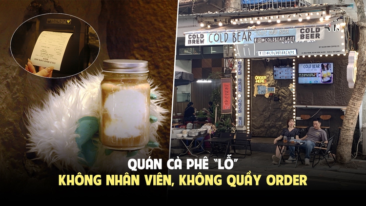 Độc lạ quán cà phê 'lỗ' cho người hướng nội: Order qua gấu Bắc Cực