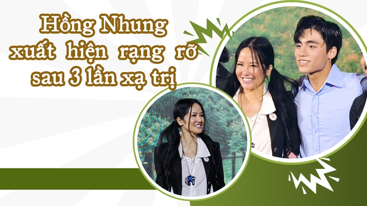 Ca sĩ Hồng Nhung xuất hiện rạng rỡ sau 3 lần xạ trị ung thư