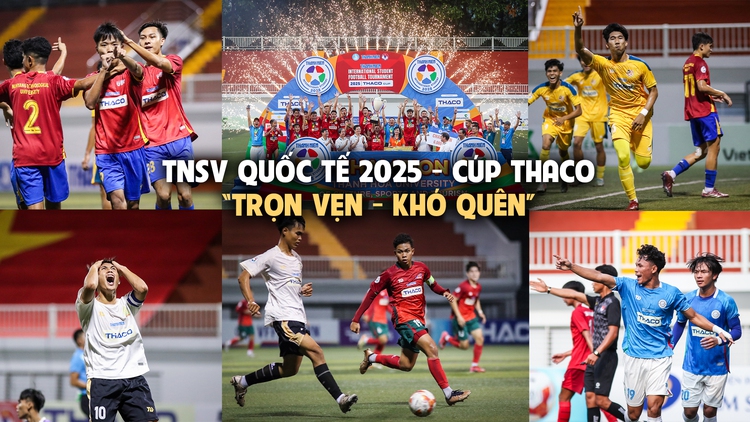Nhìn lại giải bóng đá Thanh Niên sinh viên quốc tế 2025 - cúp THACO