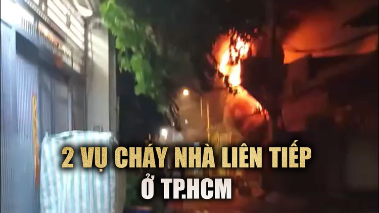 Hoảng hồn vì tiếng nổ điện trong vụ cháy nhà ở quận Bình Tân