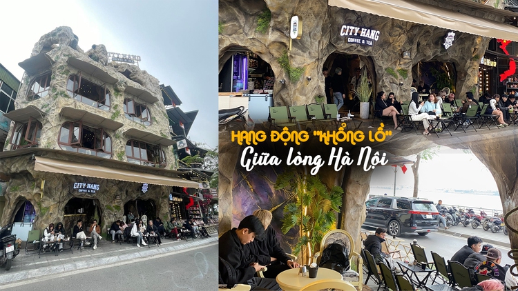 Lạc vào quán cà phê hang động 'khổng lồ' ngay giữa lòng Hà Nội