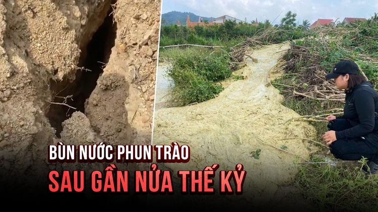 Bùn nước phun trào kỳ lạ ở Phú Yên tái xuất hiện sau gần nửa thế kỷ