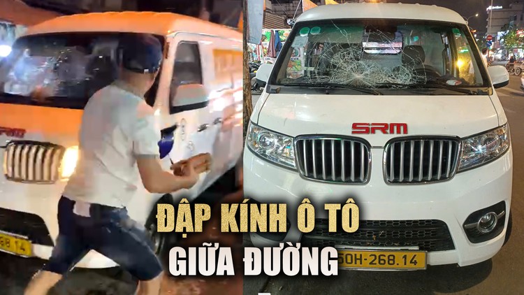 Làm rõ clip đập kính ô tô vì tài xế bóp còi gây ồn ào