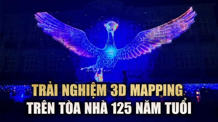 Chiếu phim lịch sử Đà Nẵng trên tòa nhà 125 năm tuổi: Hàng ngàn người đến xem