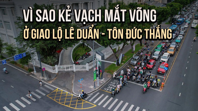 [FLYCAM] Có thêm vạch mắt võng mới ở TP.HCM: Lý giải việc đủ để ô tô rẽ phải liên tục