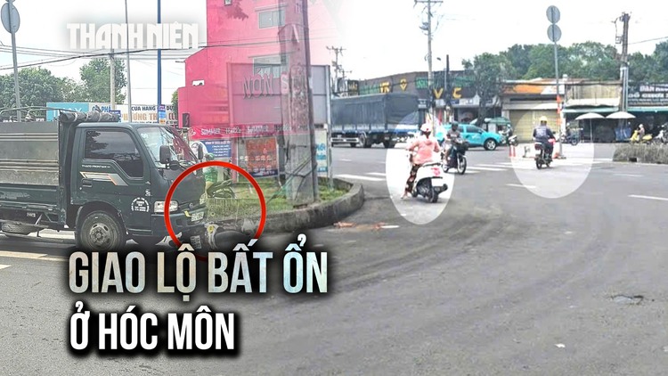 Tai nạn rình rập tại giao lộ ‘bất ổn’ ở Hóc Môn
