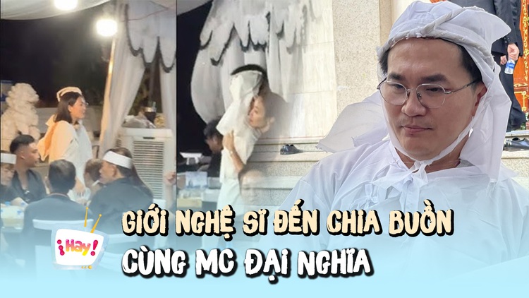 Giới nghệ sĩ đến chia buồn cùng MC Đại Nghĩa