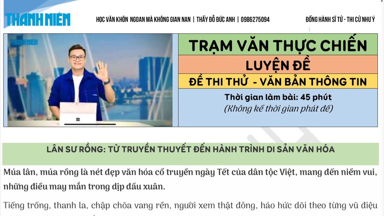 BÍ QUYẾT ÔN THI THPT 2025 | Môn ngữ văn | Chuyên đề 2 | Đọc hiểu văn bản thông tin