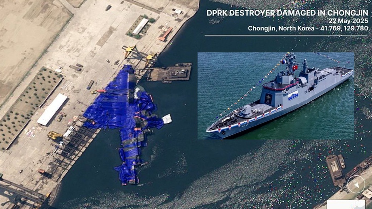 Triều Tiên điều tra sự cố hạ thủy chiến hạm khiến ông Kim 'không thể dung thứ'