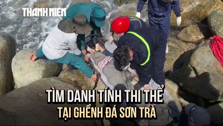 Đà Nẵng: Phát hiện thi thể nam giới dưới ghềnh đá Sơn Trà trên lưng có hình xăm lớn