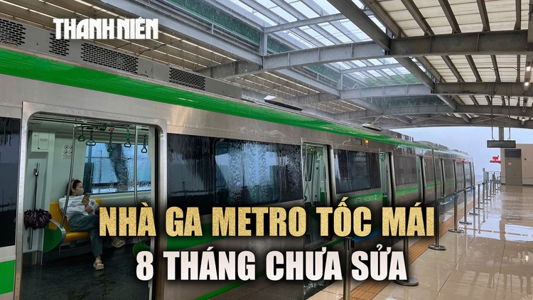 Nhà ga metro Cát Linh - Hà Đông tốc mái từ bão Yagi: Yêu cầu sớm khắc phục