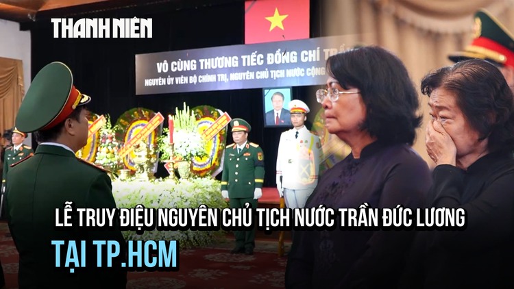 Xúc động lễ truy điệu nguyên Chủ tịch nước Trần Đức Lương tại Hội trường Thống Nhất
