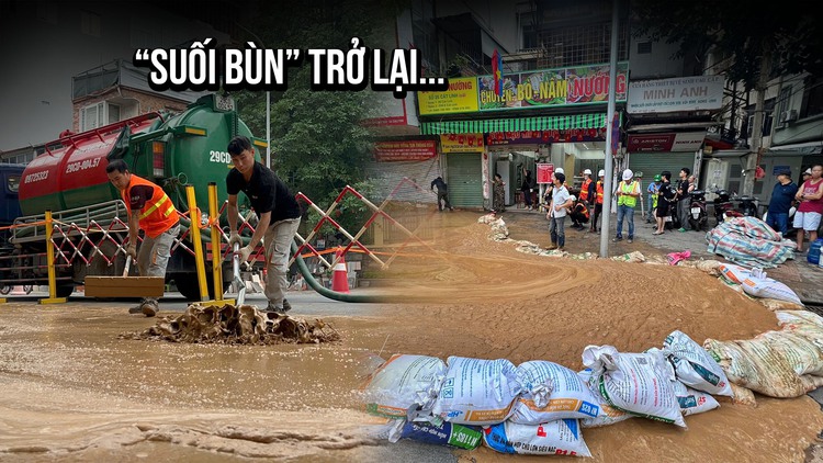 Tìm nguyên nhân 'suối bùn' tái diễn ở Hà Nội khi thi công hầm ngầm metro
