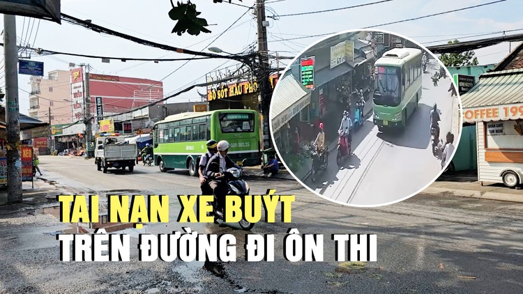 Bé trai lớp 6 bị xe buýt cán trúng trên đường đi ôn thi