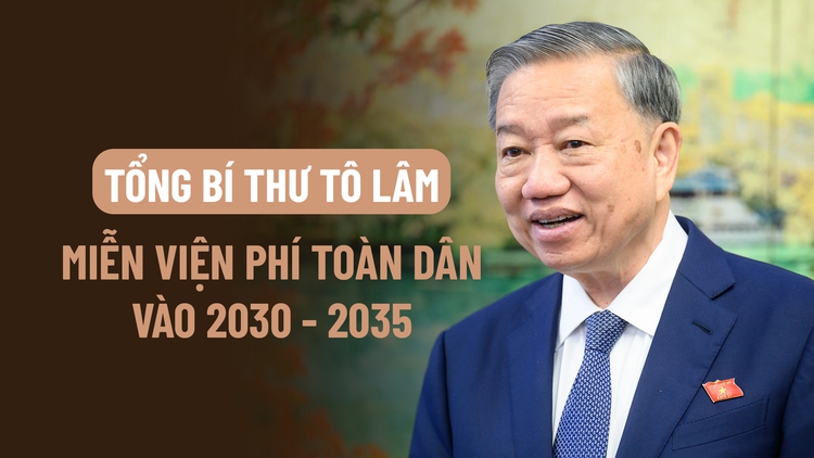 Tổng Bí thư Tô Lâm: Từ 2030 - 2035, yêu cầu miễn viện phí toàn dân
