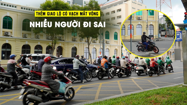 Thêm giao lộ vẽ vạch mắt võng ở TP.HCM, nhiều người vẫn vi phạm
