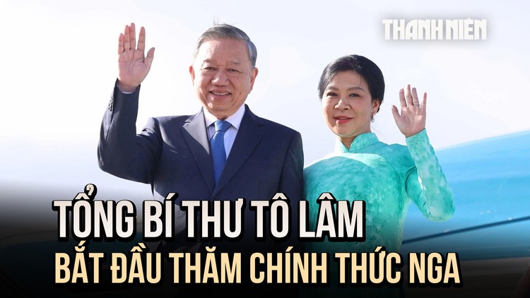 Xem 'Tiến quân ca' hùng tráng vang lên ở Moscow đón Tổng Bí thư Tô Lâm đến thăm Nga