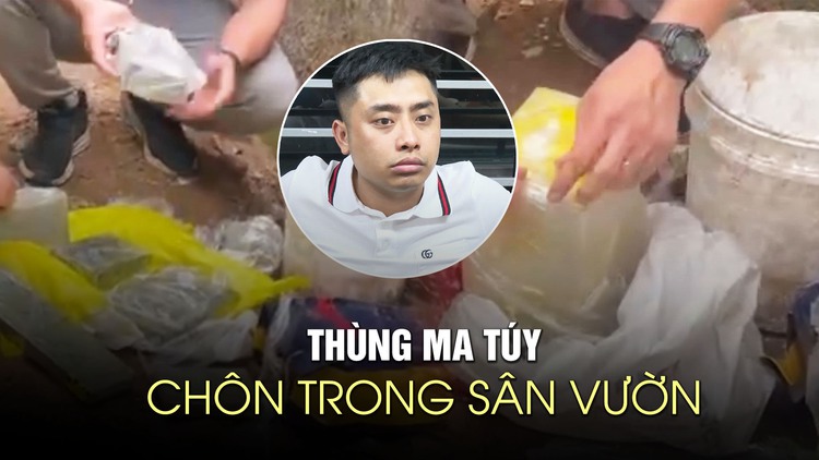 Diễn biến mới vụ ma túy liên quan Bùi Đình Khánh: Cận cảnh thùng heroin trong sân vườn