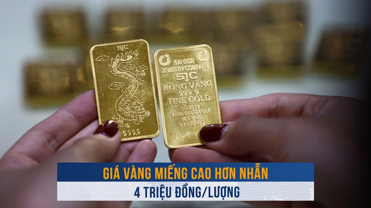 Giá vàng ngày 10.6: Vàng miếng cao hơn nhẫn 4 triệu đồng/lượng