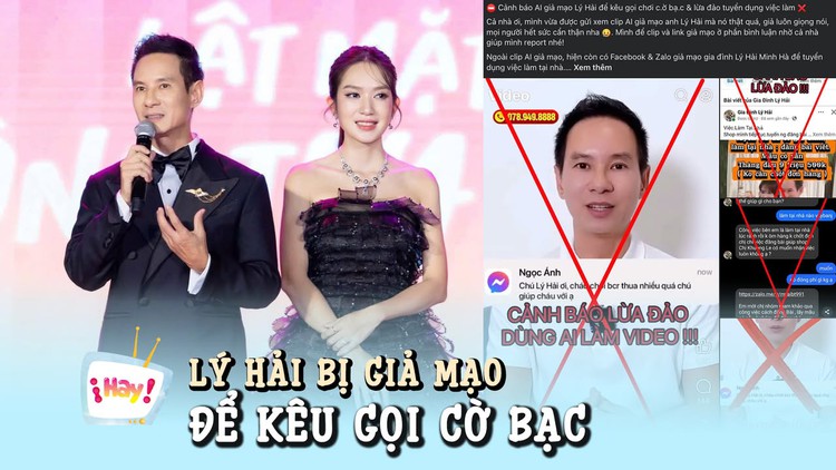 Bỗng dưng thành nạn nhân của AI mạo danh, Lý Hải nói gì?