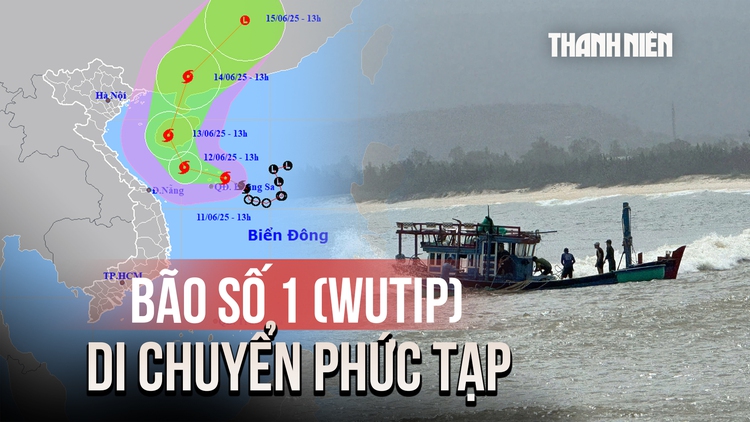 Bão số 1 di chuyển phức tạp, nguy cơ đổi hướng vào Bắc bộ